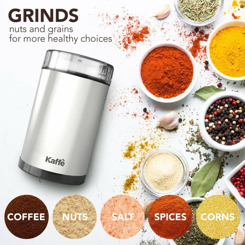 Appliances |  14Cup Electric Coffee Grinder, Stainless Steel Appliances 4Q Brands