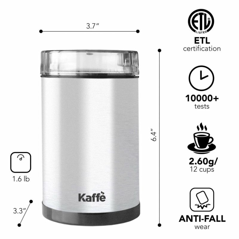 Appliances |  14Cup Electric Coffee Grinder, Stainless Steel Appliances 4Q Brands