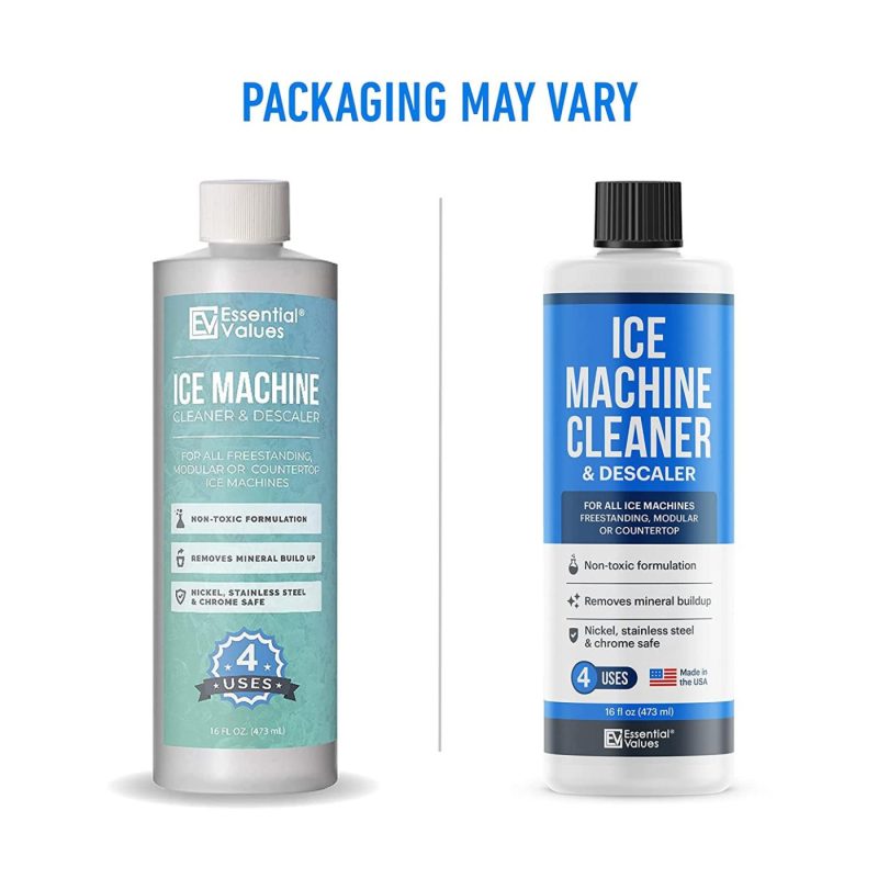 Appliances |  2-Pack Essential Values Ice Machine Cleaner 16 Fl Oz, Nickel Safe Descaler | Ice Maker Cleaner Compatible With All Major Brands – Made In Usa Appliances Appliances