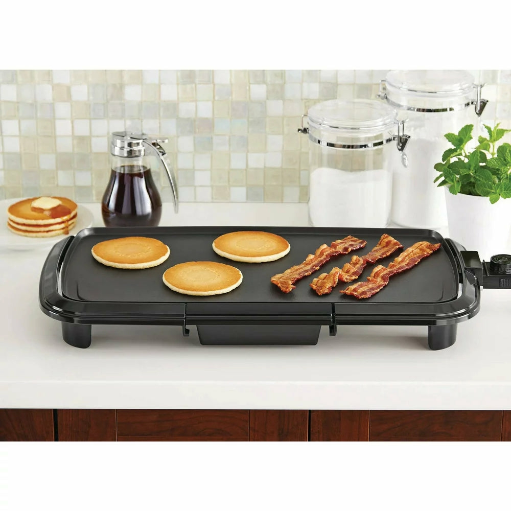 Appliances |  20" Black Griddle With Adjustable Temperature Control  Dishwasher-Safe Appliances Appliances