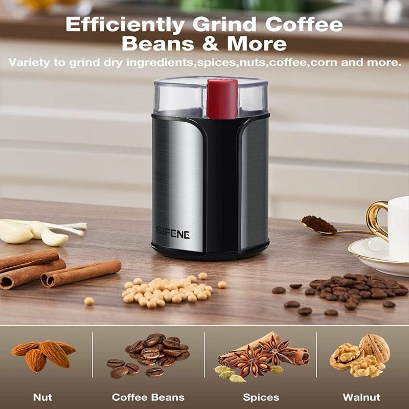 Appliances |  Electric Spice/Coffee Grinder Mill, Hypergrind Precision With Large Grinding Capacity And Powerful Motor Also For Spices, Herbs, Nuts, Grains, Stainless Steel Appliances Appliances