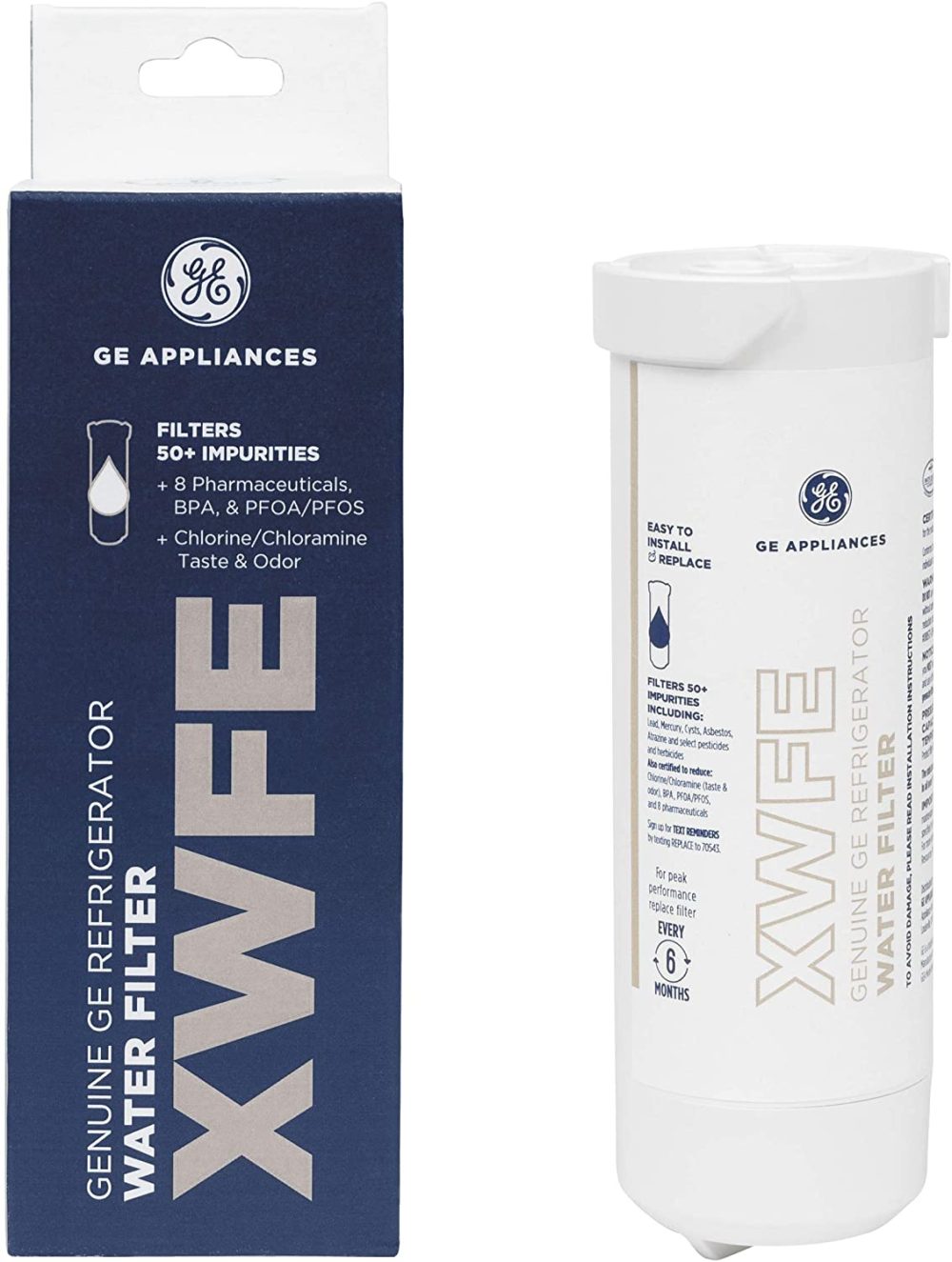 Appliances |  Ge Xwfe Xwf Refrigerator Water Filter, 1 Count (Pack Of 1), White Appliances Appliances