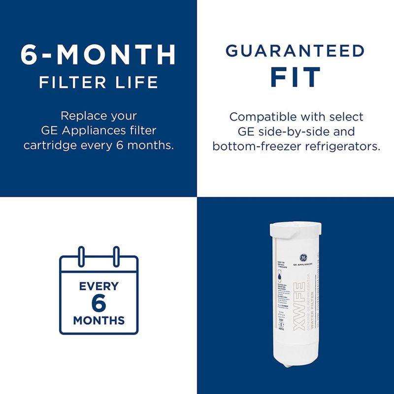 Appliances |  Ge Xwfe Xwf Refrigerator Water Filter, 1 Count (Pack Of 1), White Appliances Appliances