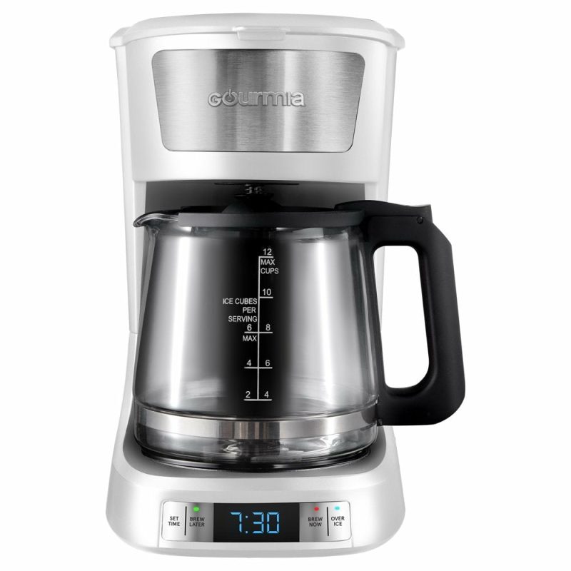 Appliances |  Gourmia 12 Cup Programmable Hot & Iced Coffee Maker With Keep Warm Feature Appliances Appliances