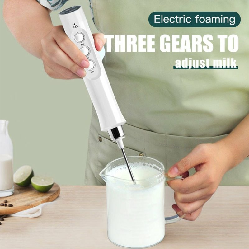 Appliances |  Milk Frother Handheld, Usb Rechargeable 3 Speeds Mini Electric Milk Foam Maker Blender Mixer For Coffee, Latte, Cappuccino, Hot Chocolate, Egg Whisks & Stainless Steel Stand Included Appliances Appliances