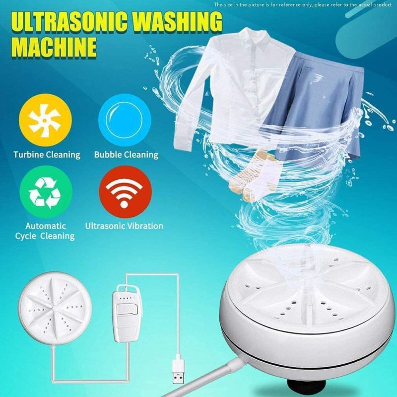 Appliances |  Mini Washing Machine Portable Ultrasonic Turbine Washer,Portable Washing Machine With Usb And Speed Control For Travel Business Trip Or College Rooms (Speed Control Model) Appliances Appliances