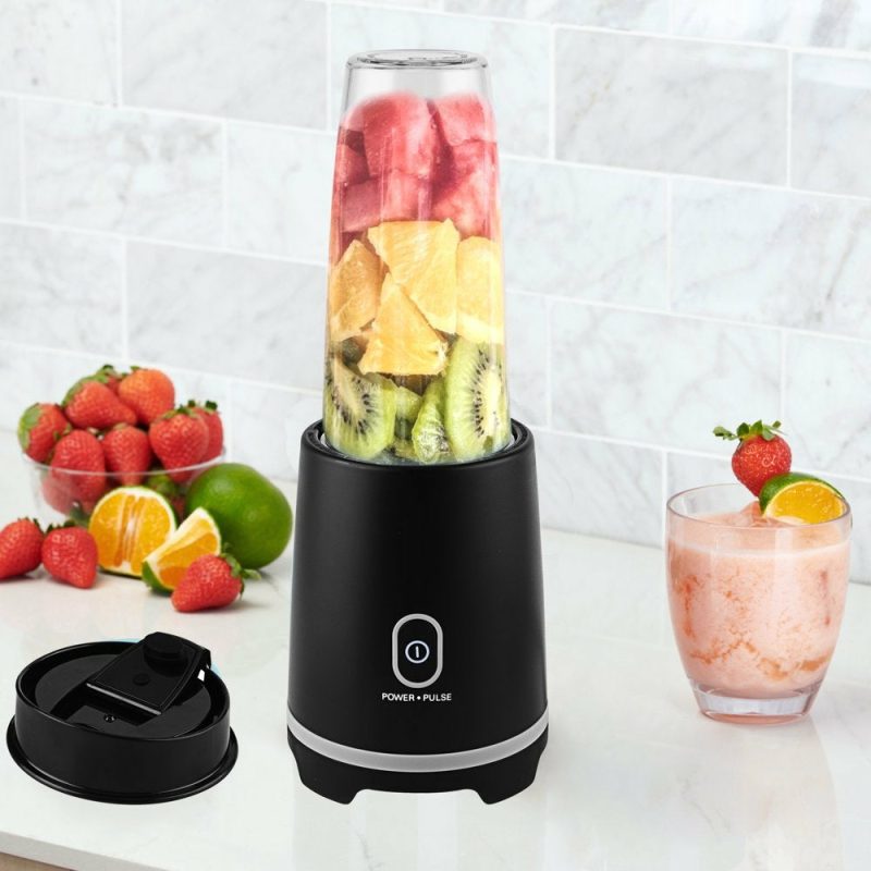 Appliances |  Single Serve Blender,16 Oz Black,With One Travel Lid Appliances Appliances