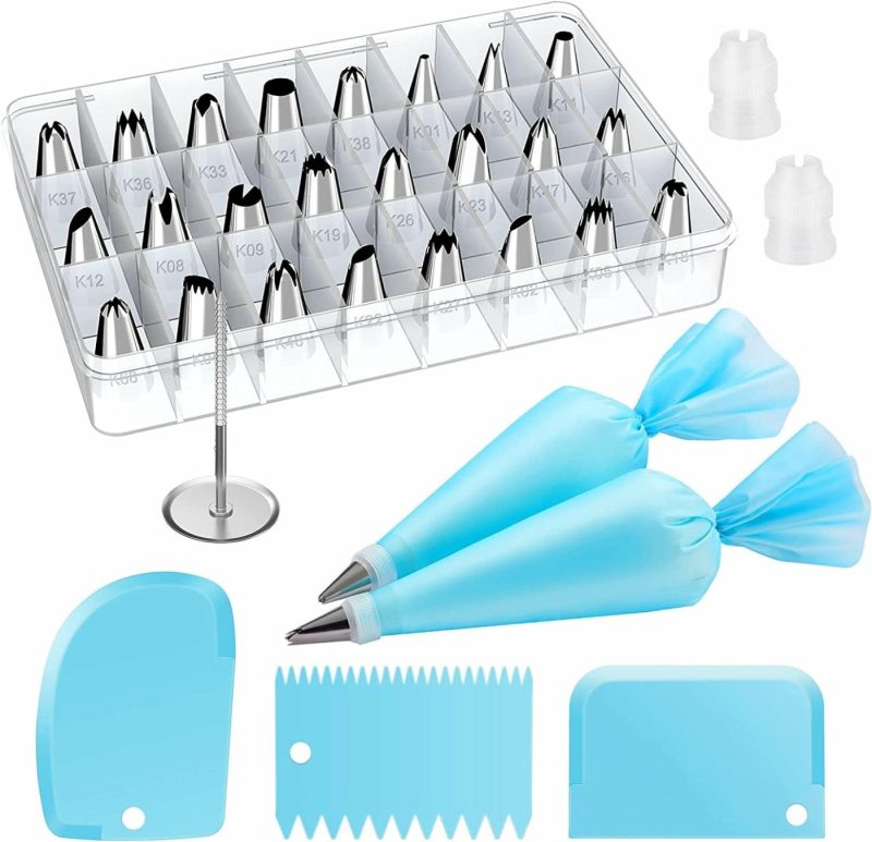 Bakeware |  32-Piece Piping Bags And Tips Set Bakeware Bakeware