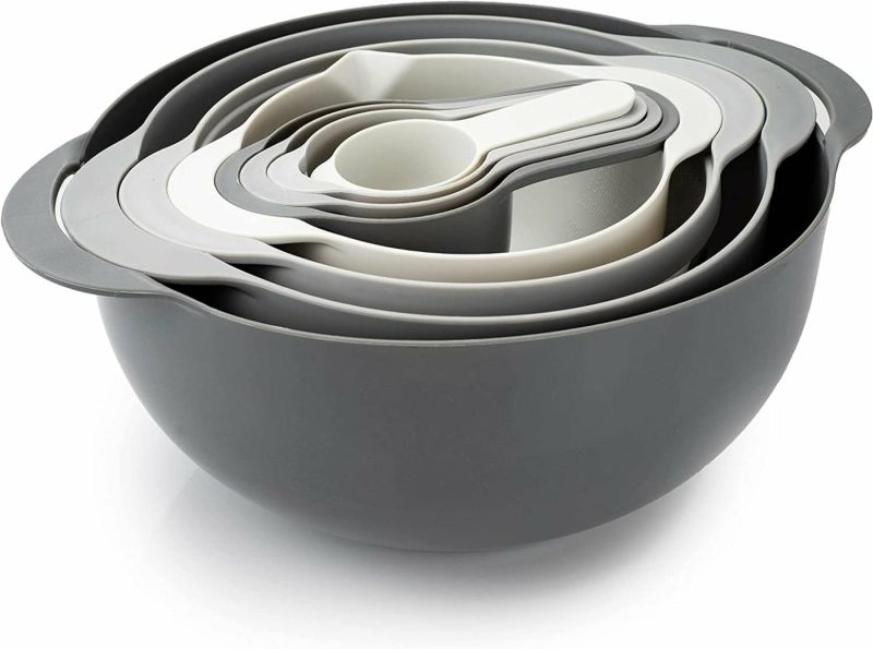 Bakeware |  8 Piece Nesting Bowls With Measuring Cups Colander And Sifter Set Bakeware Bakeware