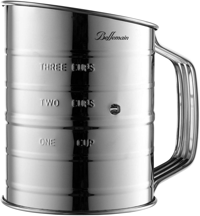 Bakeware |  Bellemain Stainless Steel 3 Cup Flour Sifter Bakeware Bakeware