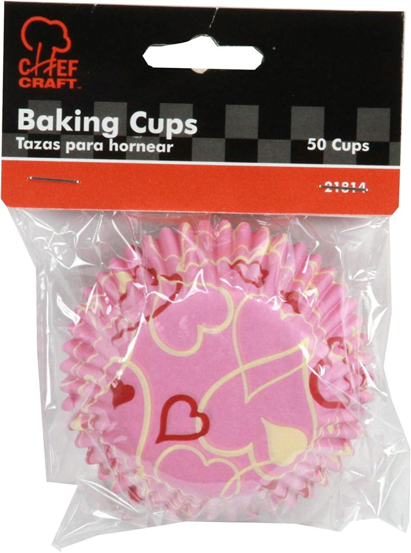 Bakeware |  Chef Craft 50 Count Cupcake Liners, One Size, Blue/Pink/Green/Orange Bakeware Bakeware