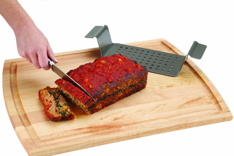 Bakeware |  Chicago Metallic Non-Stick 2-Piece Healthy Meatloaf Set, Grey Bakeware 37801