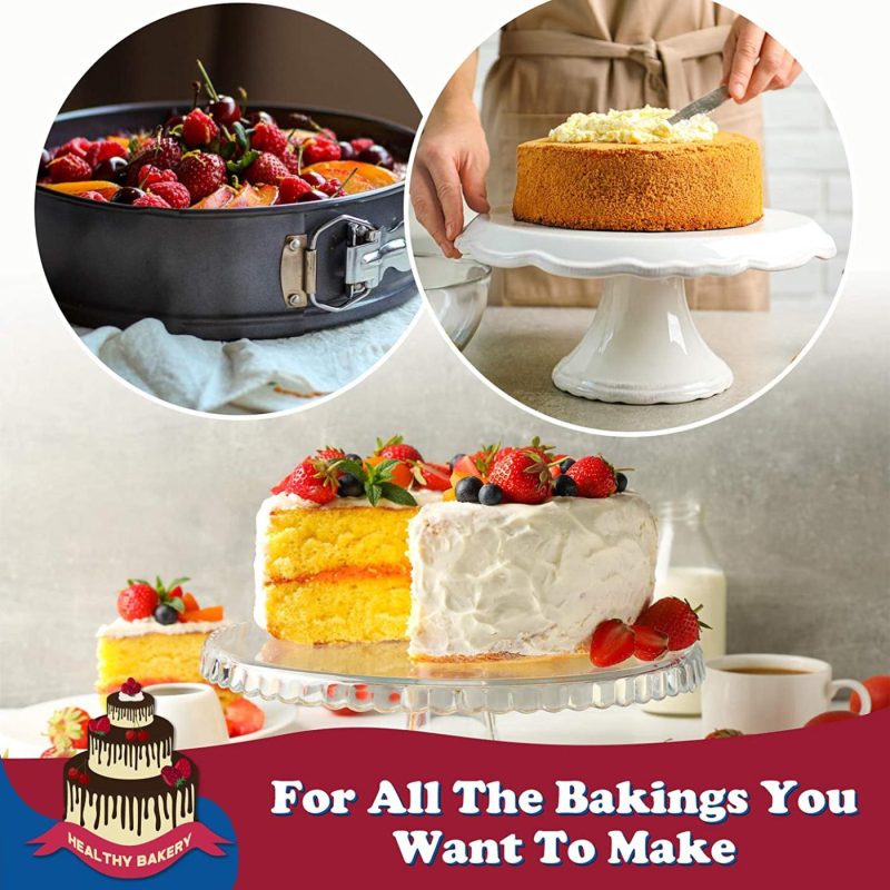 Bakeware |  Hiware 7 Inch Non-Stick Springform Pan/Cheesecake Pan/Leakproof Cake Pan With 50 Pcs Parchment Paper – Accessories For Instant Pot 6, 8 Qt Pressure Cooker Bakeware Bakeware