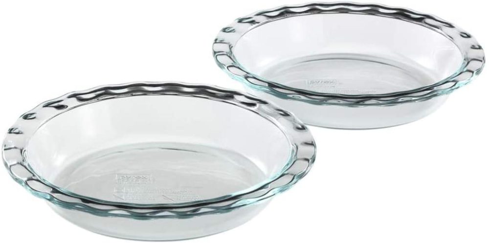 Bakeware |  Pyrex Easy Grab Glass 9.5 Inch Pie Plate (2-Pack) Bakeware Bakeware