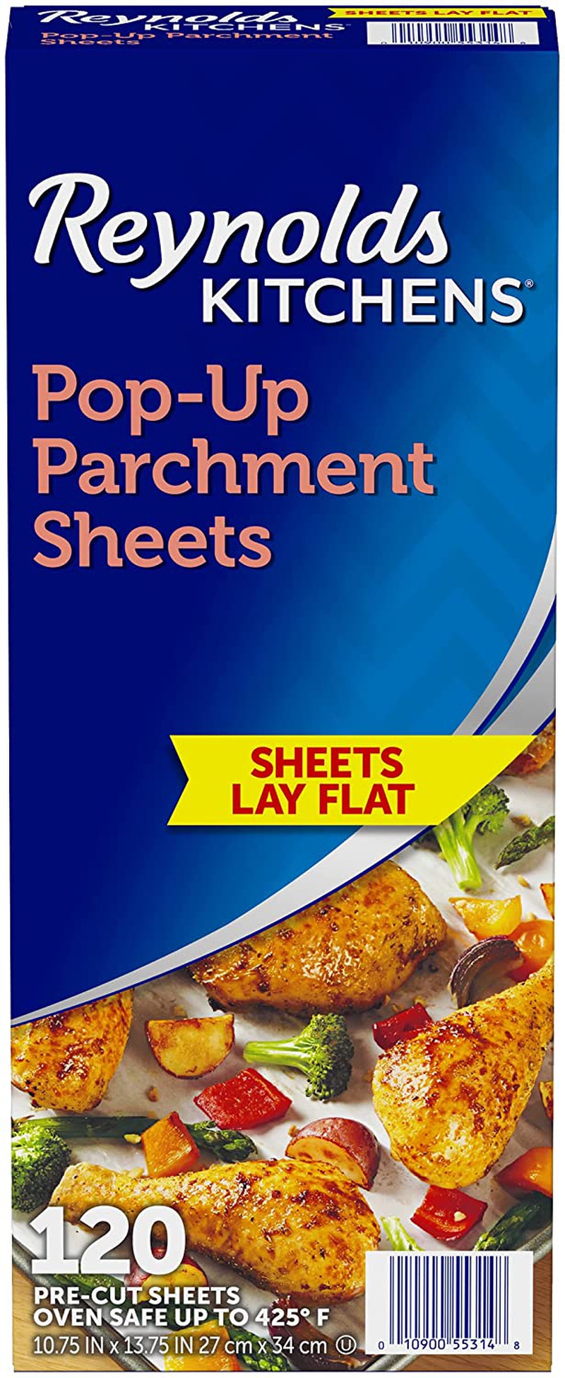 Bakeware |  Reynolds Kitchens Pop-Up Parchment Paper Sheets, 10.7X13.6 Inch, 120 Count Bakeware Bakeware