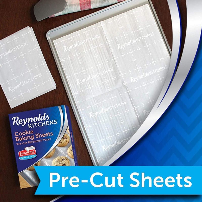 Bakeware |  Reynolds Kitchens Pop-Up Parchment Paper Sheets, 10.7X13.6 Inch, 120 Count Bakeware Bakeware