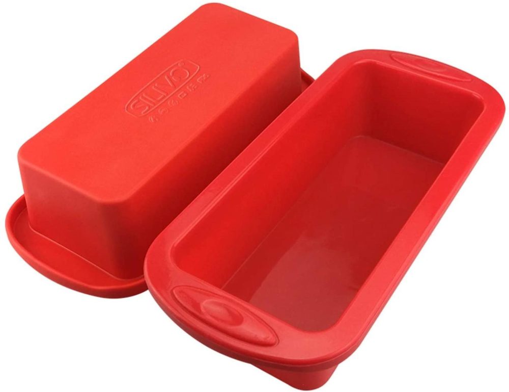 Bakeware |  Silicone Bread And Loaf Pans – Set Of 2 – Silivo Non-Stick Silicone Baking Mold For Homemade Cakes, Breads, Meatloaf And Quiche – 8.9"X3.7"X2.5" Bakeware Bakeware