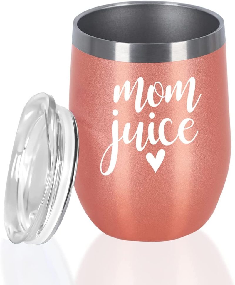 Bar Tools & Drinkware |  Mom Juice Mom Wine Tumbler, Mom Gifts 12 Oz Wine Tumbler, Funny Mother’s Day Gifts For Mom Mother In Law Mom To Be Grandma Her, Insulated Stainless Steel Wine Tumbler Bar Tools & Drinkware Bar Tools & Drinkware