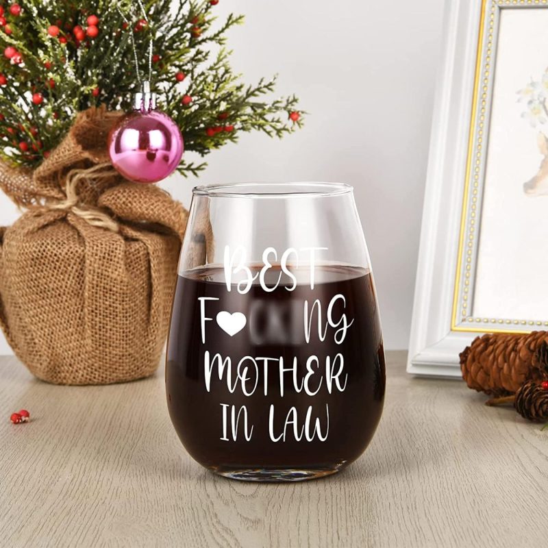 Bar Tools & Drinkware |  Mother In Law Gifts, Best Mother In Law Wine Glass, Funny Stemless Wine Glass For Mother In Law, Christmas Gifts For Mother In Law, Mother’s Day Gifts From Daughter In Law, Son In Law, Birthday Gifts Bar Tools & Drinkware Bar Tools & Drinkware