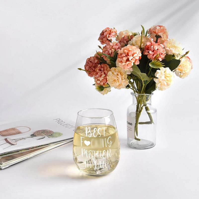 Bar Tools & Drinkware |  Mother In Law Gifts, Best Mother In Law Wine Glass, Funny Stemless Wine Glass For Mother In Law, Christmas Gifts For Mother In Law, Mother’s Day Gifts From Daughter In Law, Son In Law, Birthday Gifts Bar Tools & Drinkware Bar Tools & Drinkware