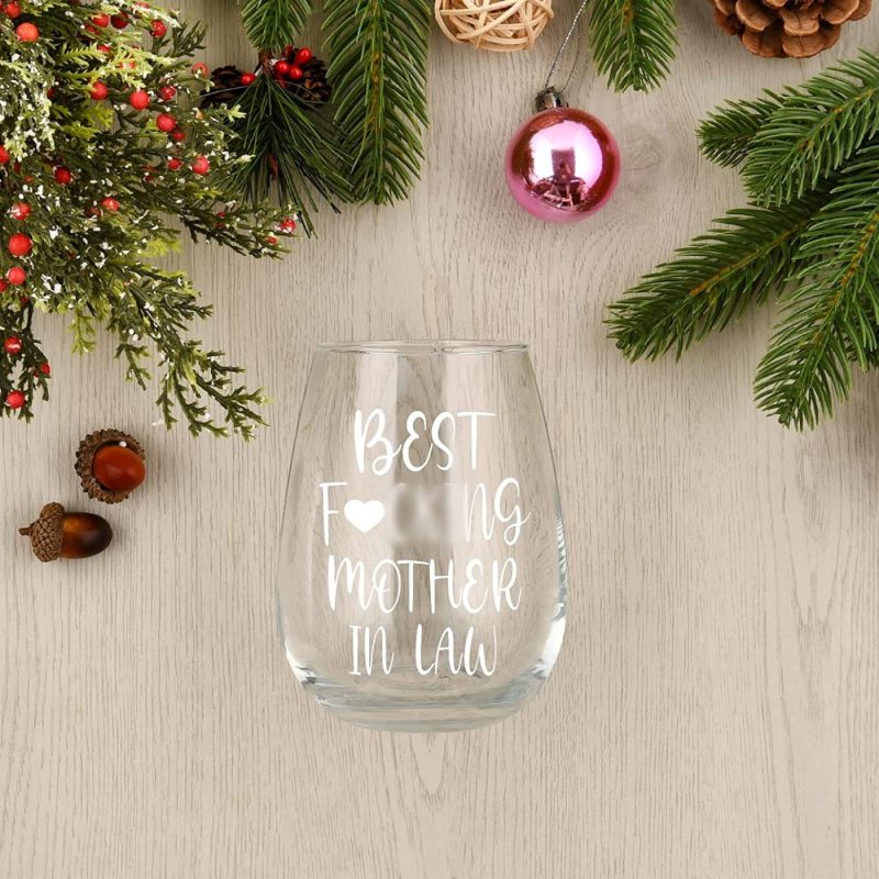 Bar Tools & Drinkware |  Mother In Law Gifts, Best Mother In Law Wine Glass, Funny Stemless Wine Glass For Mother In Law, Christmas Gifts For Mother In Law, Mother’s Day Gifts From Daughter In Law, Son In Law, Birthday Gifts Bar Tools & Drinkware Bar Tools & Drinkware