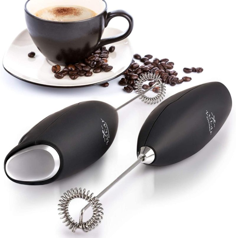 Bar Tools & Drinkware |  Zulay Original Milk Frother Handheld Foam Maker For Lattes – Whisk Drink Mixer For Coffee, Mini Foamer For Cappuccino, Frappe, Matcha, Hot Chocolate By Milk Boss Bar Tools & Drinkware Bar Tools & Drinkware