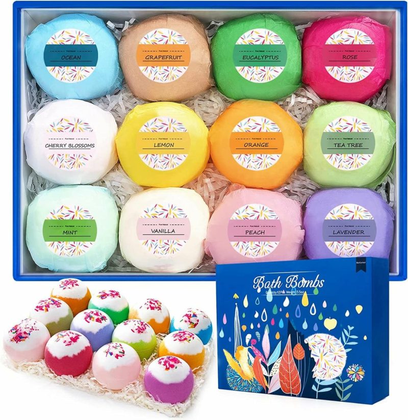 Bath |  12 Pcs Bath Bombs Gift Set For Bath Bath