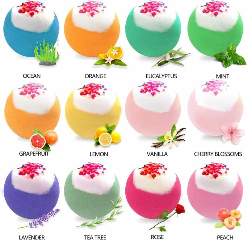 Bath |  12 Pcs Bath Bombs Gift Set For Bath Bath