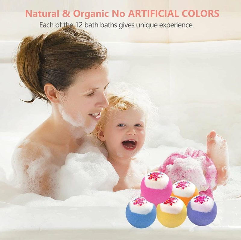 Bath |  12 Pcs Bath Bombs Gift Set For Bath Bath