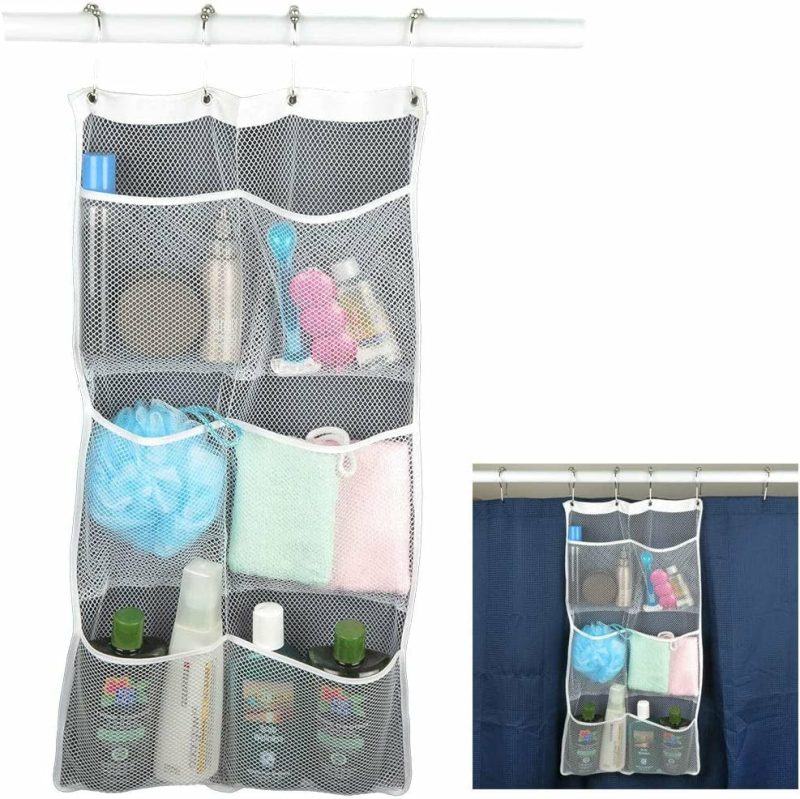 Bath |  2 Pack Shower Caddy/Organizer-Mesh-6 Pockets Bath Bath