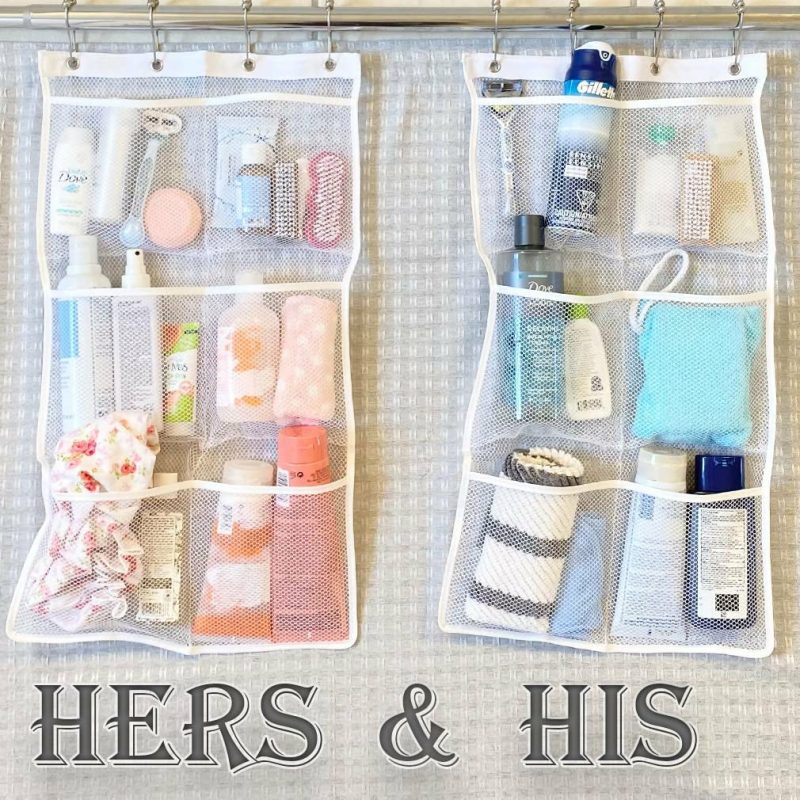 Bath |  2 Pack Shower Caddy/Organizer-Mesh-6 Pockets Bath Bath