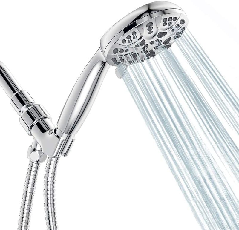 Bath |  6 Functions Handheld Shower Head Set Hopopro High Pressure Shower Head High Flow Hand Held Showerhead Set With 59 Inch Hose Bracket Teflon Tape Rubber Washers Bath Bath