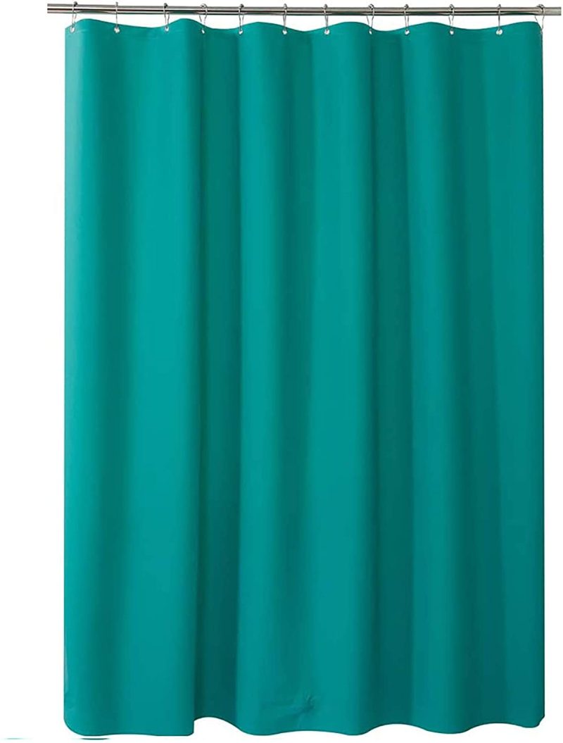 Bath |  Amazerbath Plastic Shower Curtain Liner, Thick Bathroom Shower Curtains With Heavy Duty Clear Stones And Grommet Holes Bath AmazerBath