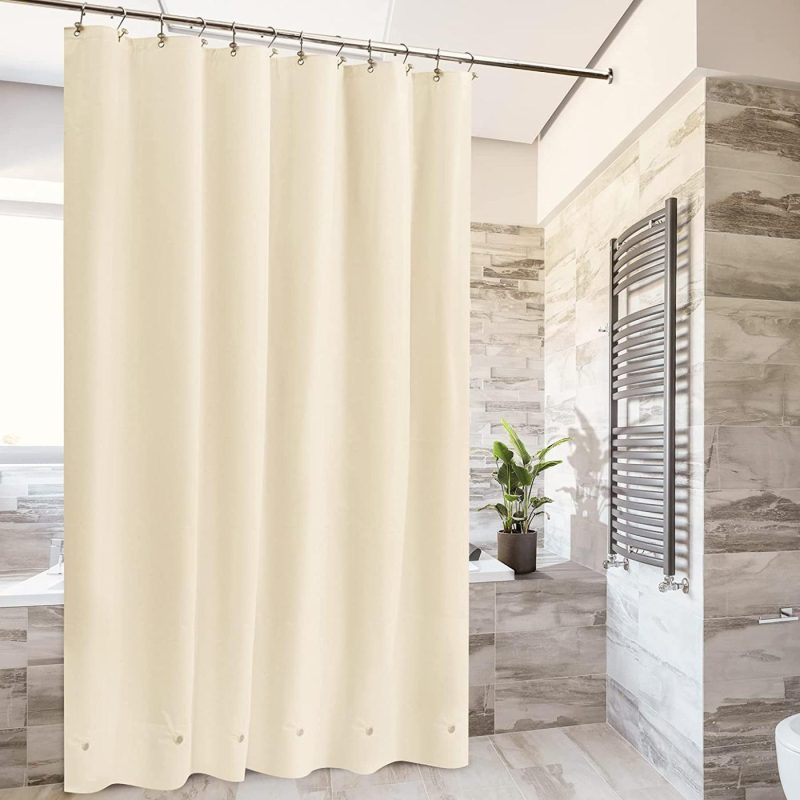 Bath |  Barossa Design Shower Curtain Liner With 6 Magnets – Waterproof Peva Shower Liner For Bathroom Bath Barossa Design