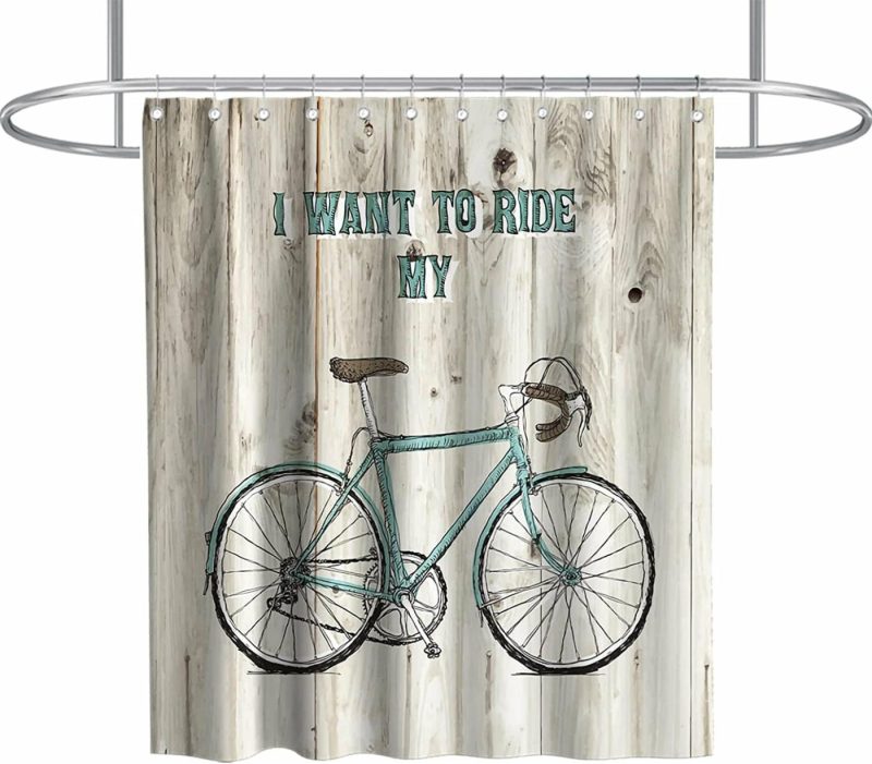 Bath |  Bicycle Shower Curtain Bath Bath