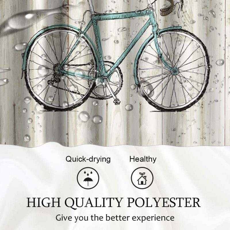 Bath |  Bicycle Shower Curtain Bath Bath