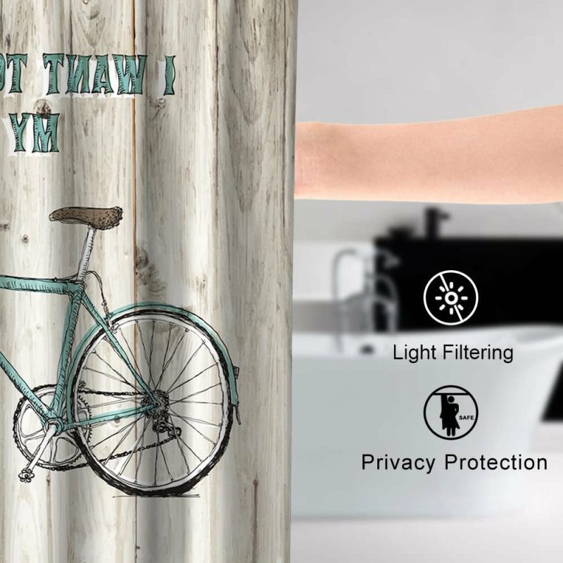 Bath |  Bicycle Shower Curtain Bath Bath