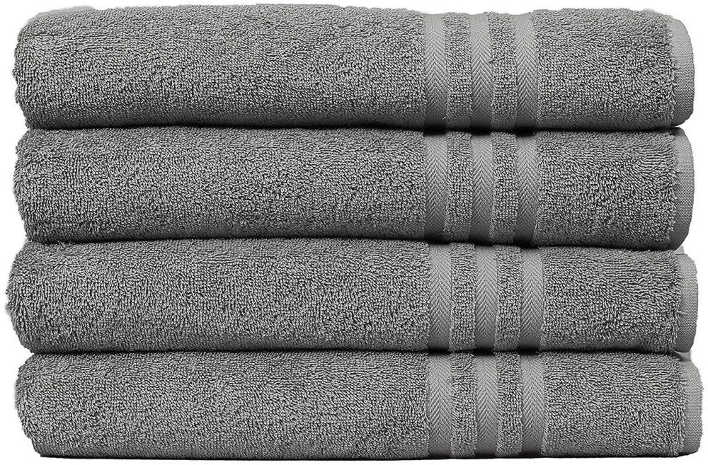 Bath |  Eco Towels 100% Cotton Bath Towels – Cotton Towels For Bathroom – Set Of 4 Bath Towel – Shower Towels, Highly Absorbent Bath Towel 27"X54" Bath Aqua