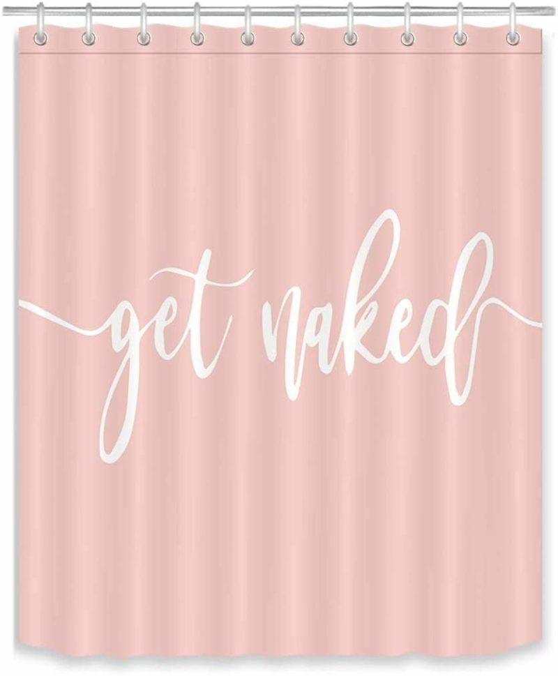 Bath |  Get Naked Shower Curtain Bath backdropshop