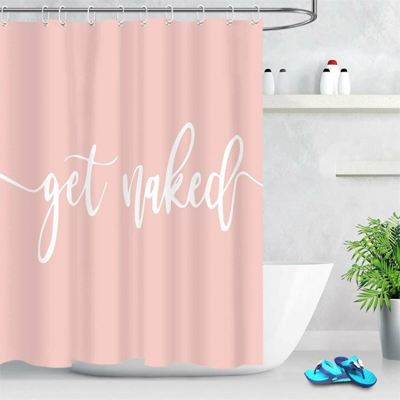 Bath |  Get Naked Shower Curtain Bath backdropshop