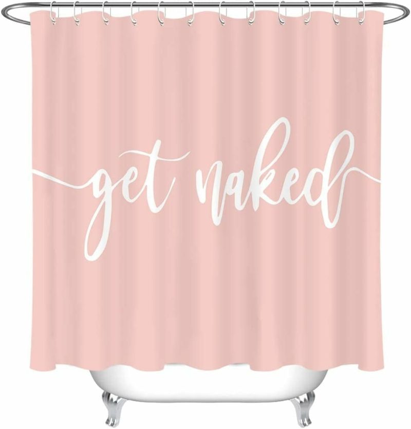 Bath |  Get Naked Shower Curtain Bath backdropshop