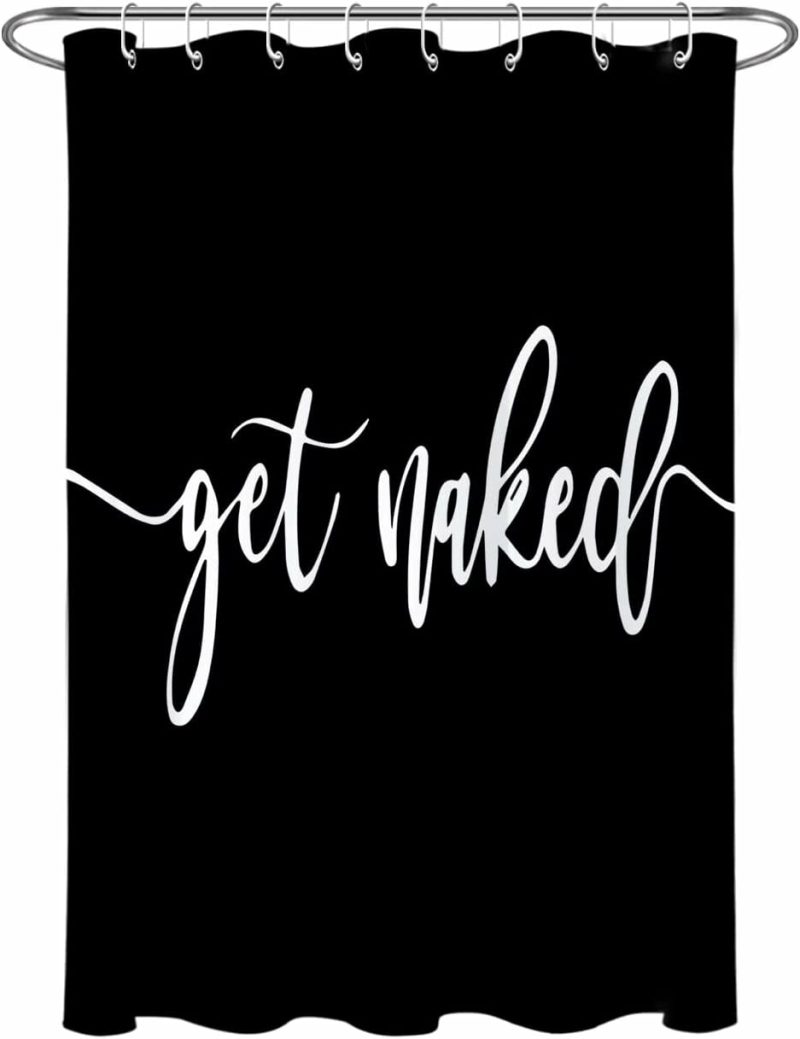 Bath |  Get Naked Shower Curtain Bath backdropshop