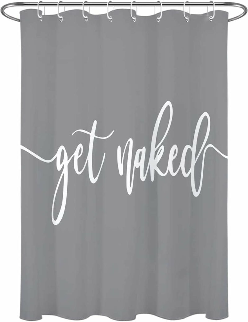 Bath |  Get Naked Shower Curtain Bath backdropshop