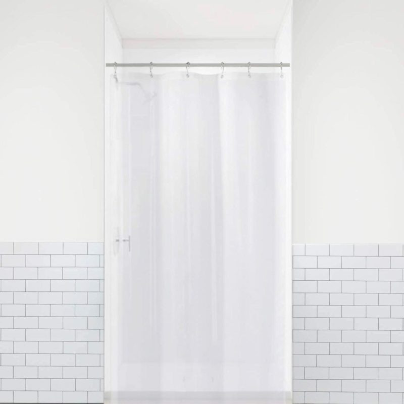 Bath |  Liba Peva 8G Bathroom Small Shower Stall Curtain Liner, 8G Heavy Duty Waterproof Shower Stall Curtain Liner Bath Bath