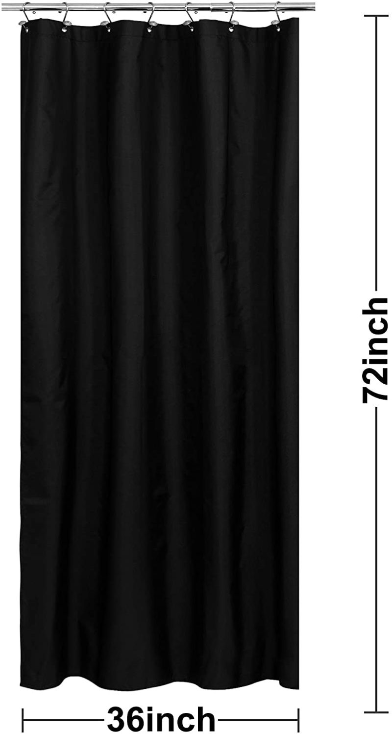 Bath |  N&Y Home Fabric Shower Stall Curtain Or Liner Hotel Quality, Machine Washable, Water Repellent Bath Bath