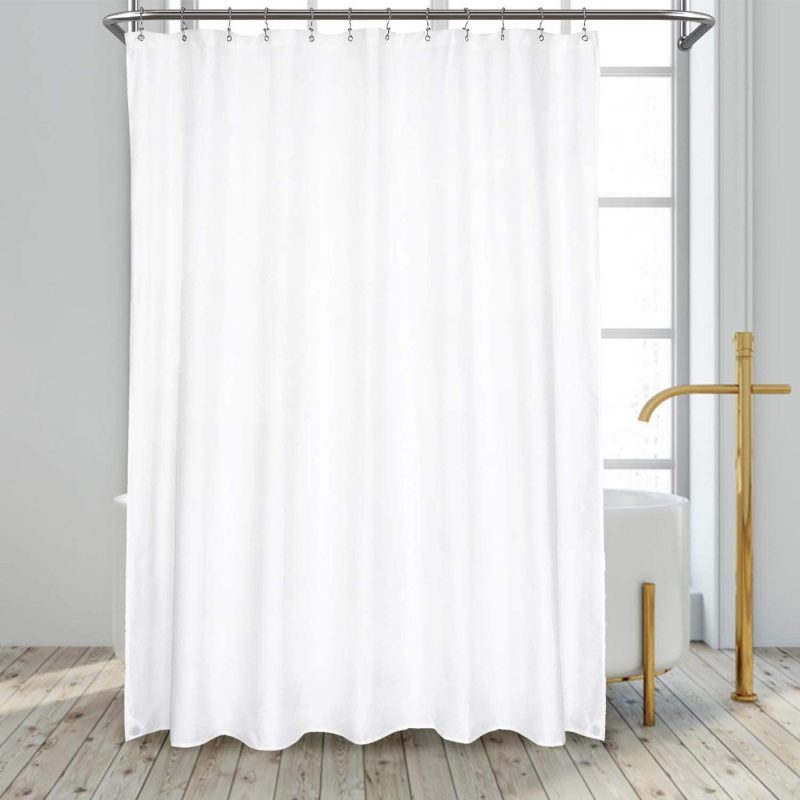 Bath |  N&Y Home Fabric Shower Stall Curtain Or Liner Hotel Quality, Machine Washable, Water Repellent Bath Bath