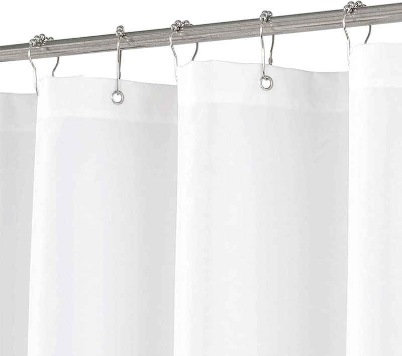 Bath |  N&Y Home Fabric Shower Stall Curtain Or Liner Hotel Quality, Machine Washable, Water Repellent Bath Bath