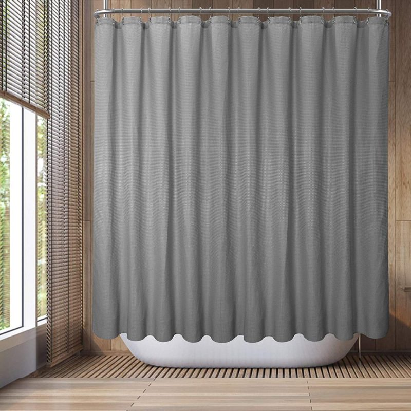 Bath |  Stall Shower Curtain Fabric  Hotel Luxury Spa, 230 Gsm Heavy Duty, Water Repellent Bath Barossa Design