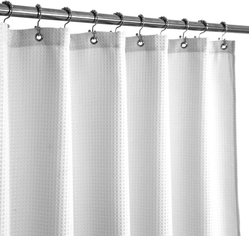 Bath |  Stall Shower Curtain Fabric  Hotel Luxury Spa, 230 Gsm Heavy Duty, Water Repellent Bath Barossa Design