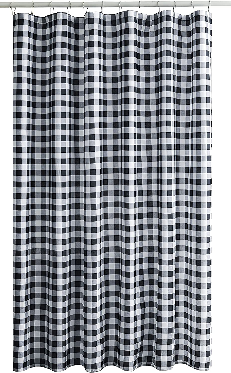 Bath |  Textured Fabric Shower Curtain – Machine Washable Bath Bath